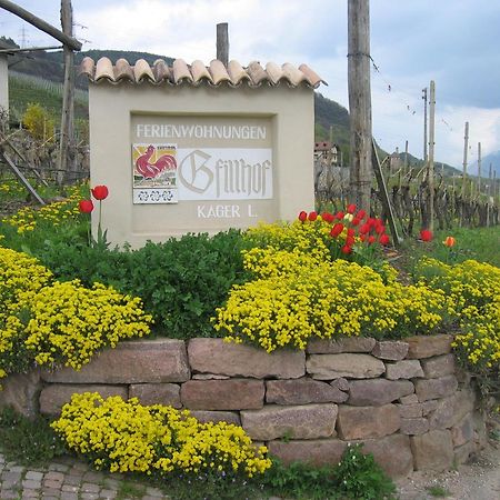 Gfillhof Ferienwohnung 3 Eppan an der Weinstraße Buitenkant foto