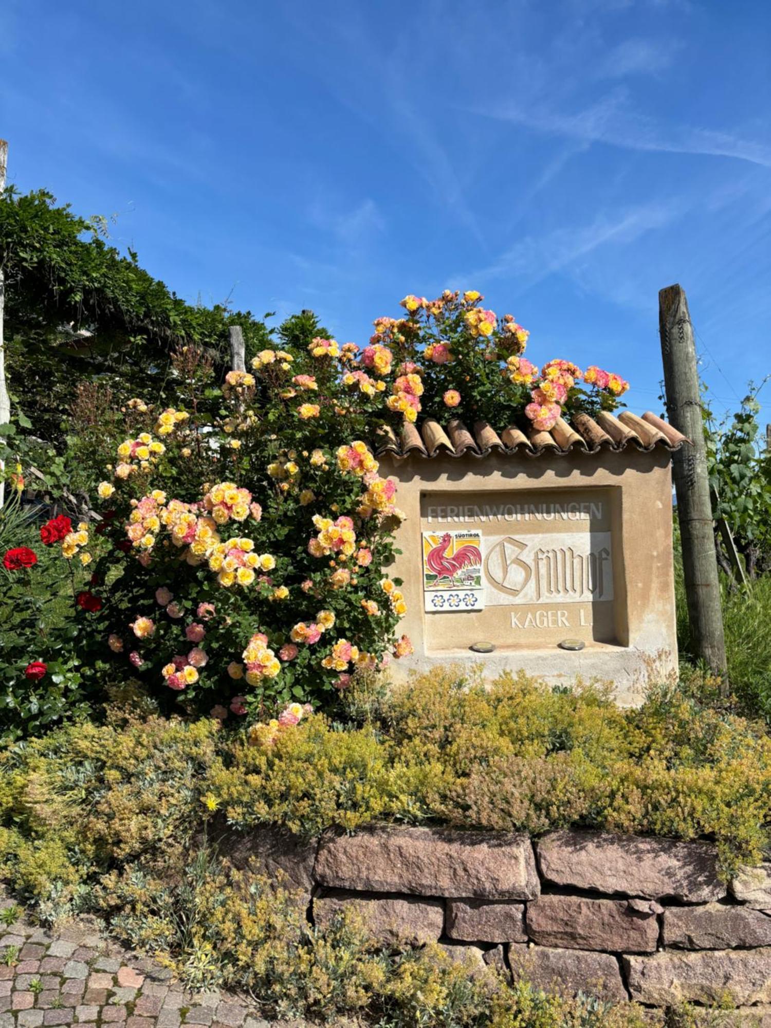 Gfillhof Ferienwohnung 3 Eppan an der Weinstraße Buitenkant foto